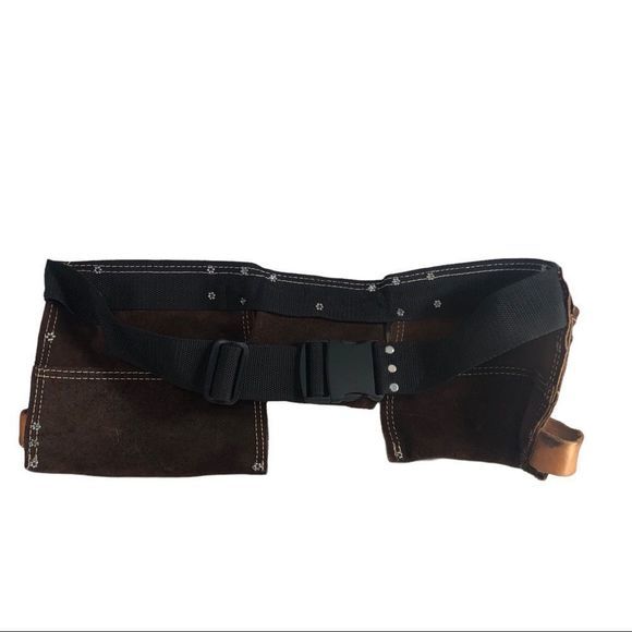 McQuire Nicholas MN 1932 Tool & Nail Belt Contractor Framing Leather - Picture 2 of 11